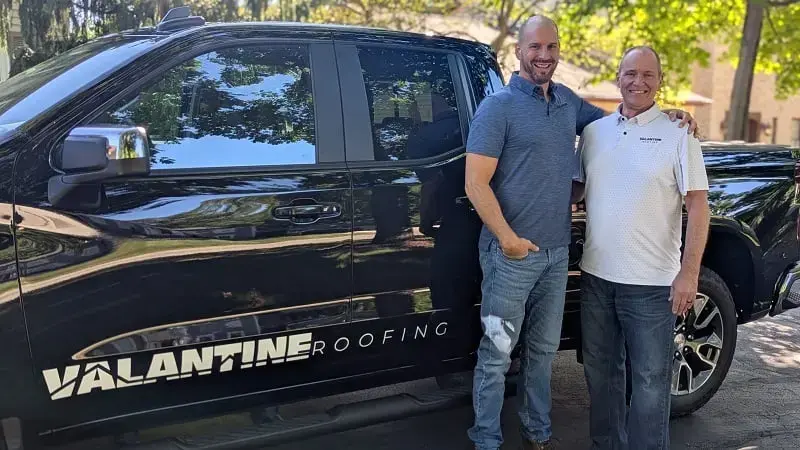  Team Valantine Roofing. Chris and Owner Ed Valantine