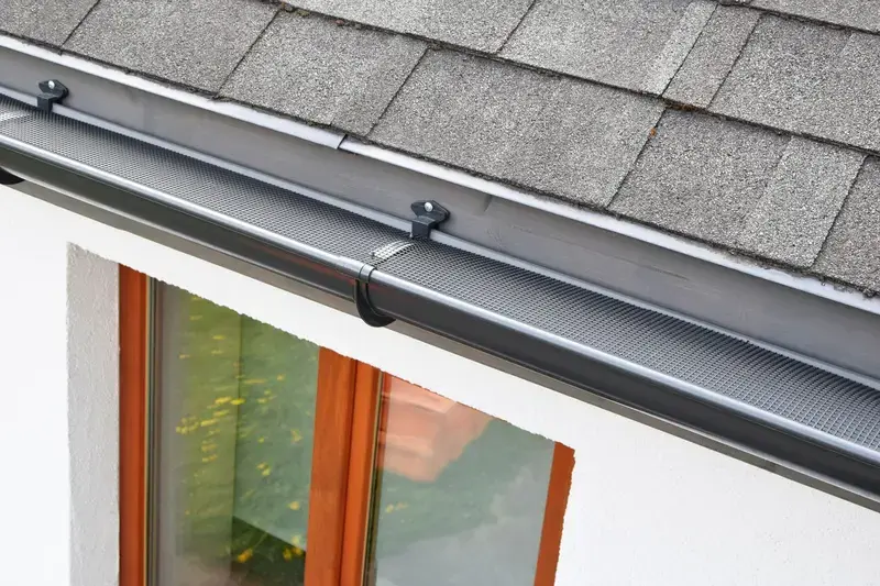Gutters with Gutter Gaurd