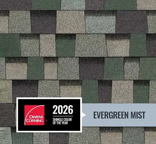 Owens Corning 2026 Shingle Color of the year