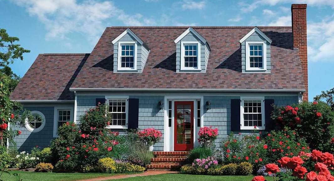 Owens Corning Merlot Shingle color of the year installed by Valantine Roofing