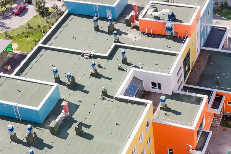 EPDM Rubber Membrane Roofing instlalled in Ohio by Valantine Roofing
