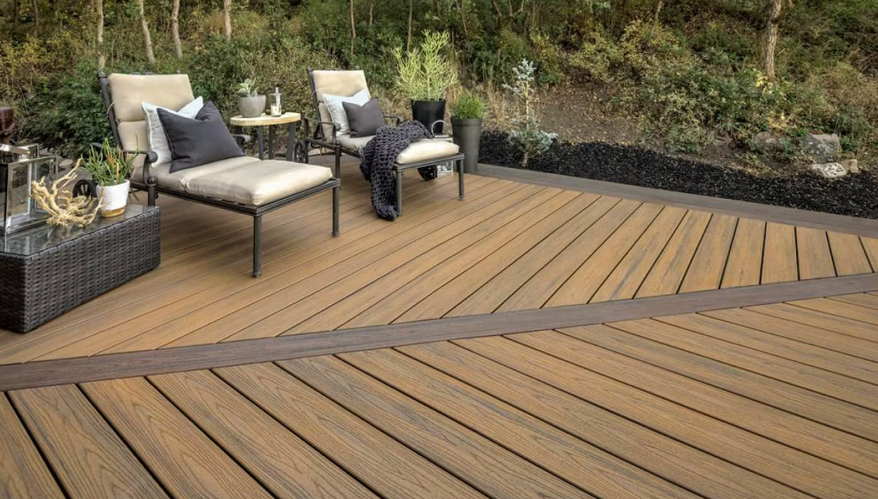 Trex Decking 2 toned