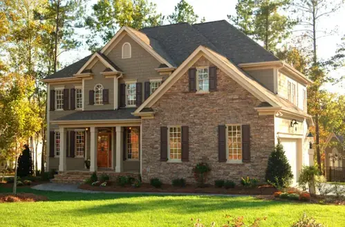 Two-stroy home in Mahoning Valley protected by Valantine Roofing